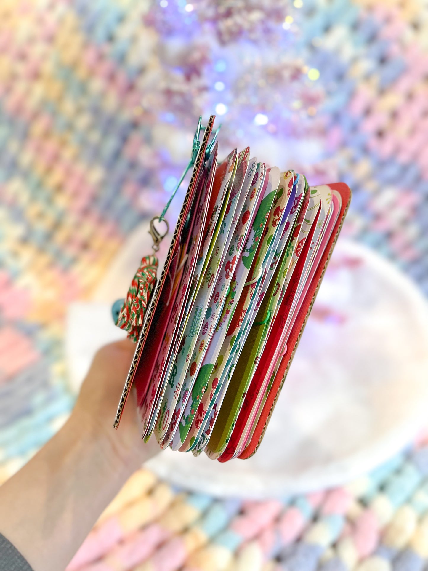 BeanTown Buddies® Holiday Junk Journal Rainbow