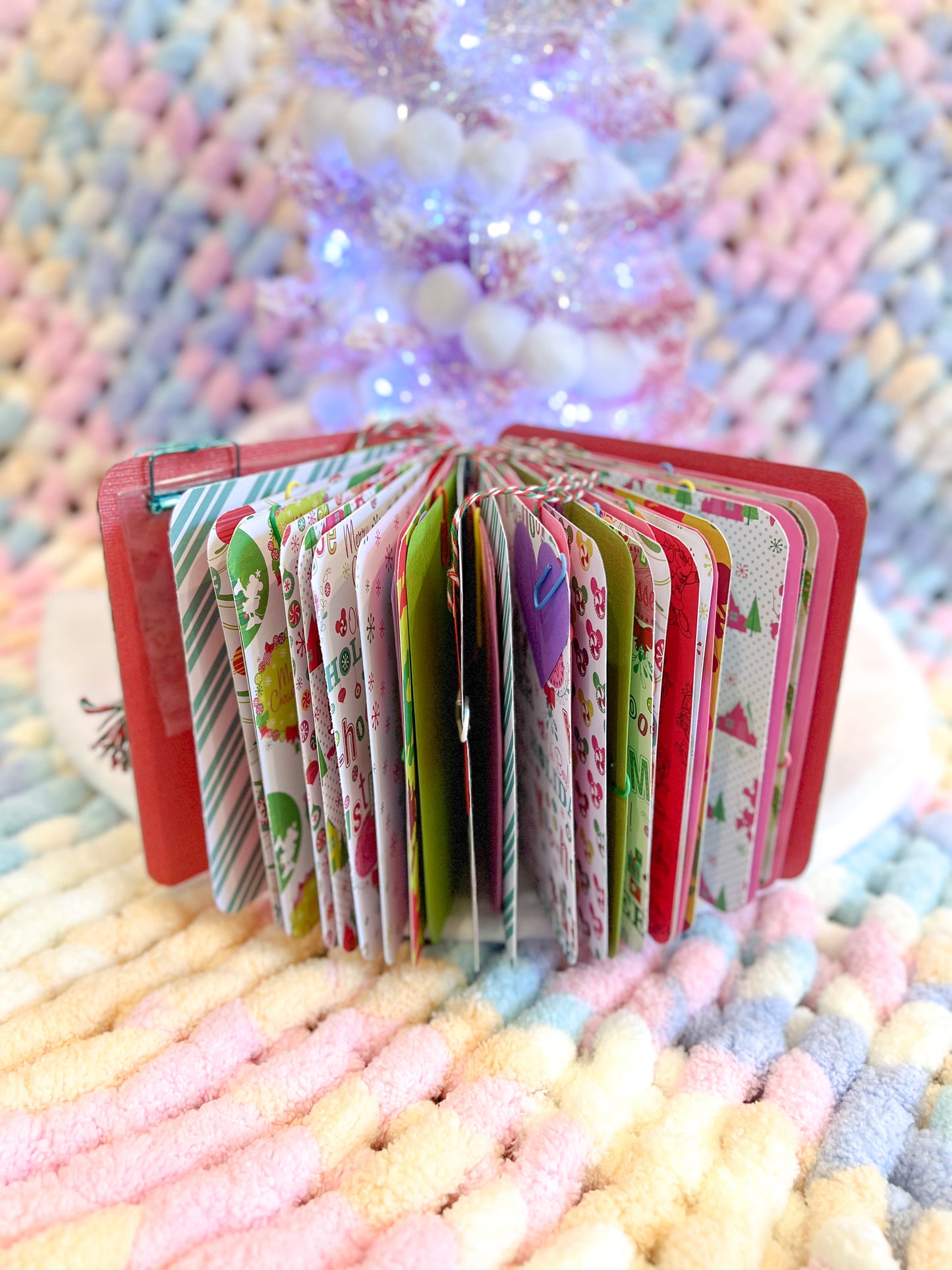 BeanTown Buddies® Holiday Junk Journal Rainbow