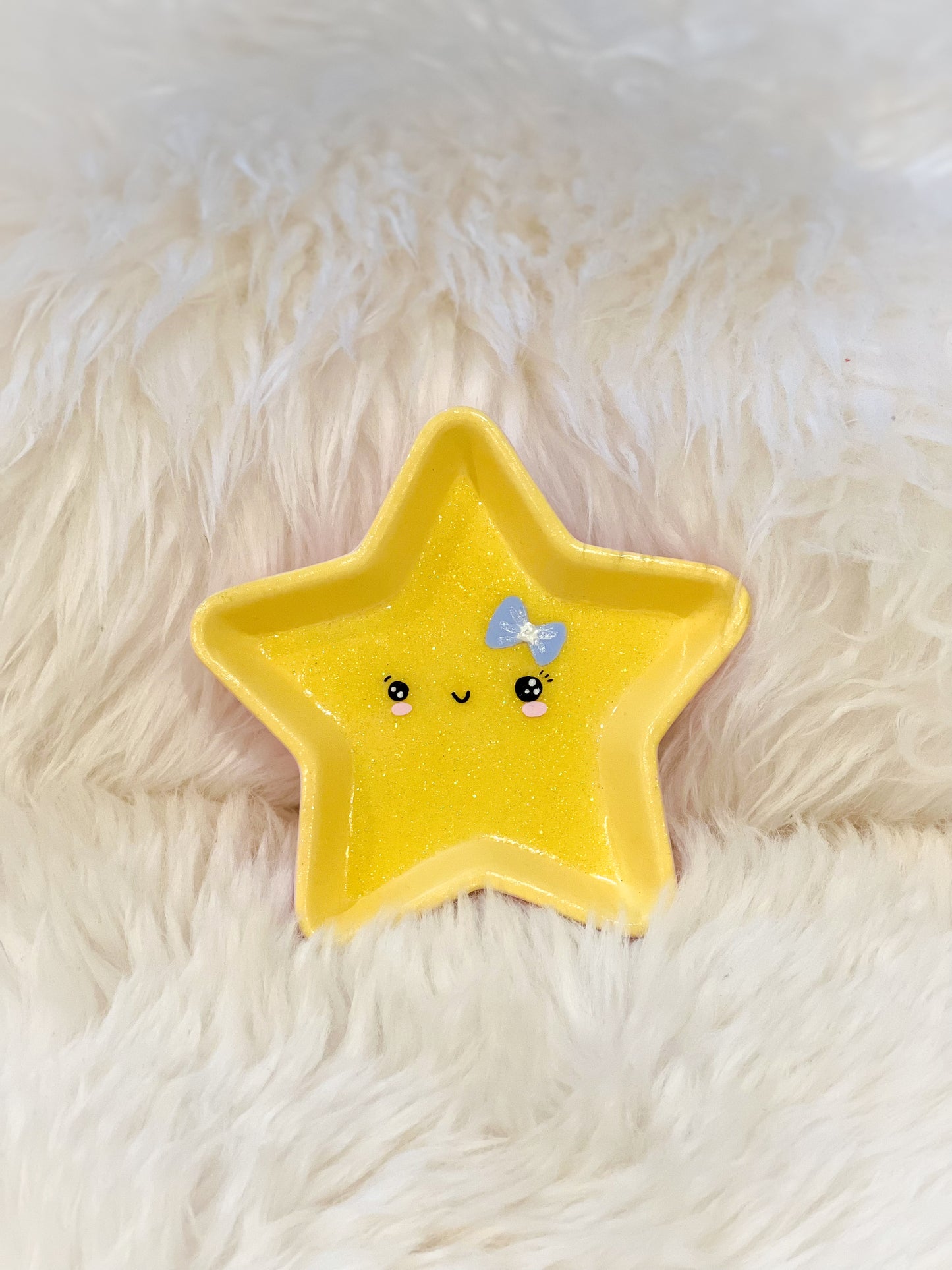 BeanTown Buddies® Star Glitter Ceramic Trinket Dish