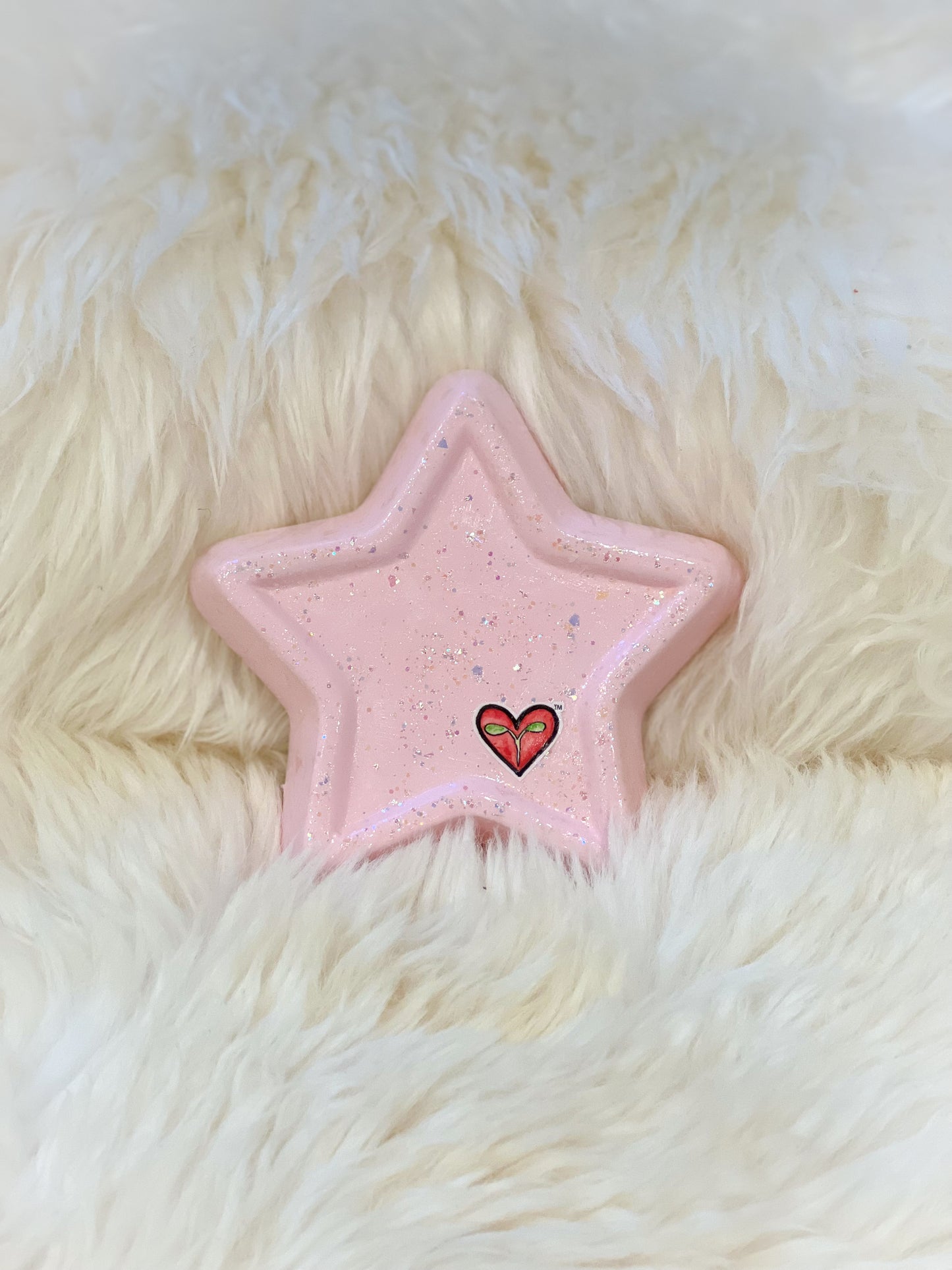 BeanTown Buddies® Star Glitter Ceramic Trinket Dish