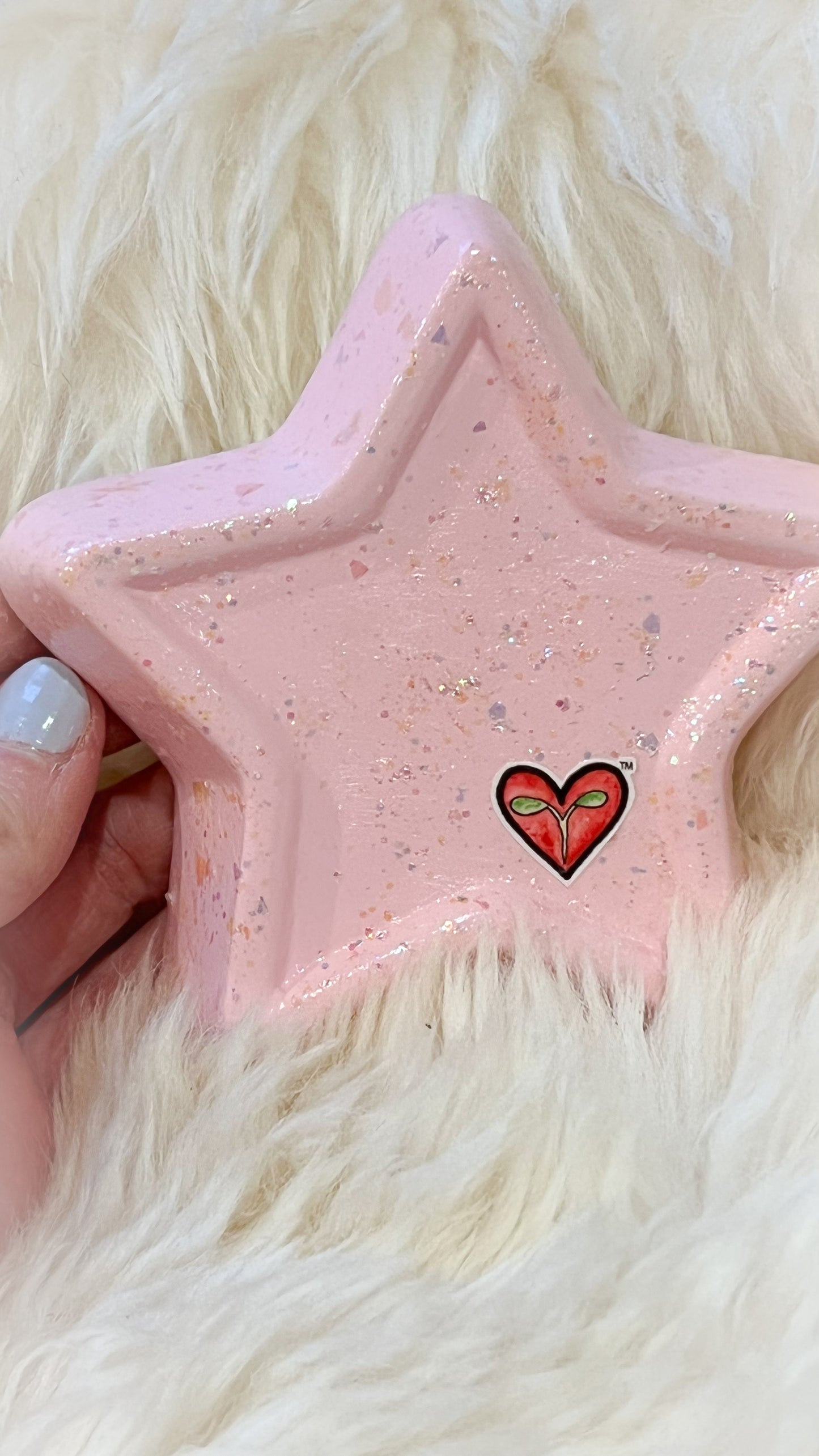 BeanTown Buddies® Star Glitter Ceramic Trinket Dish