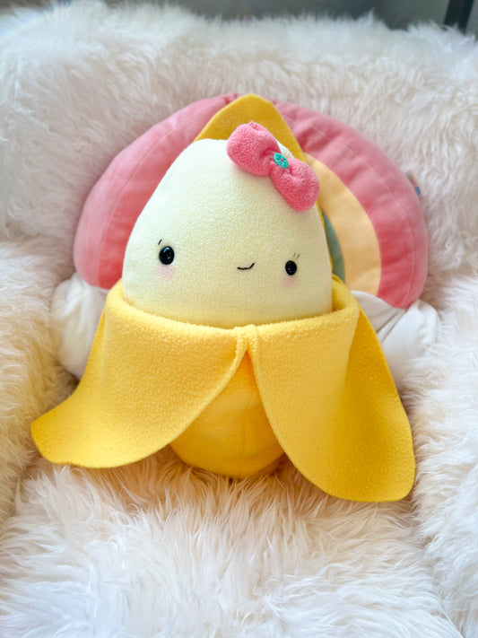 BeanTown Buddies® Babi Banan-Ella Kawaii Plush Banana Doll