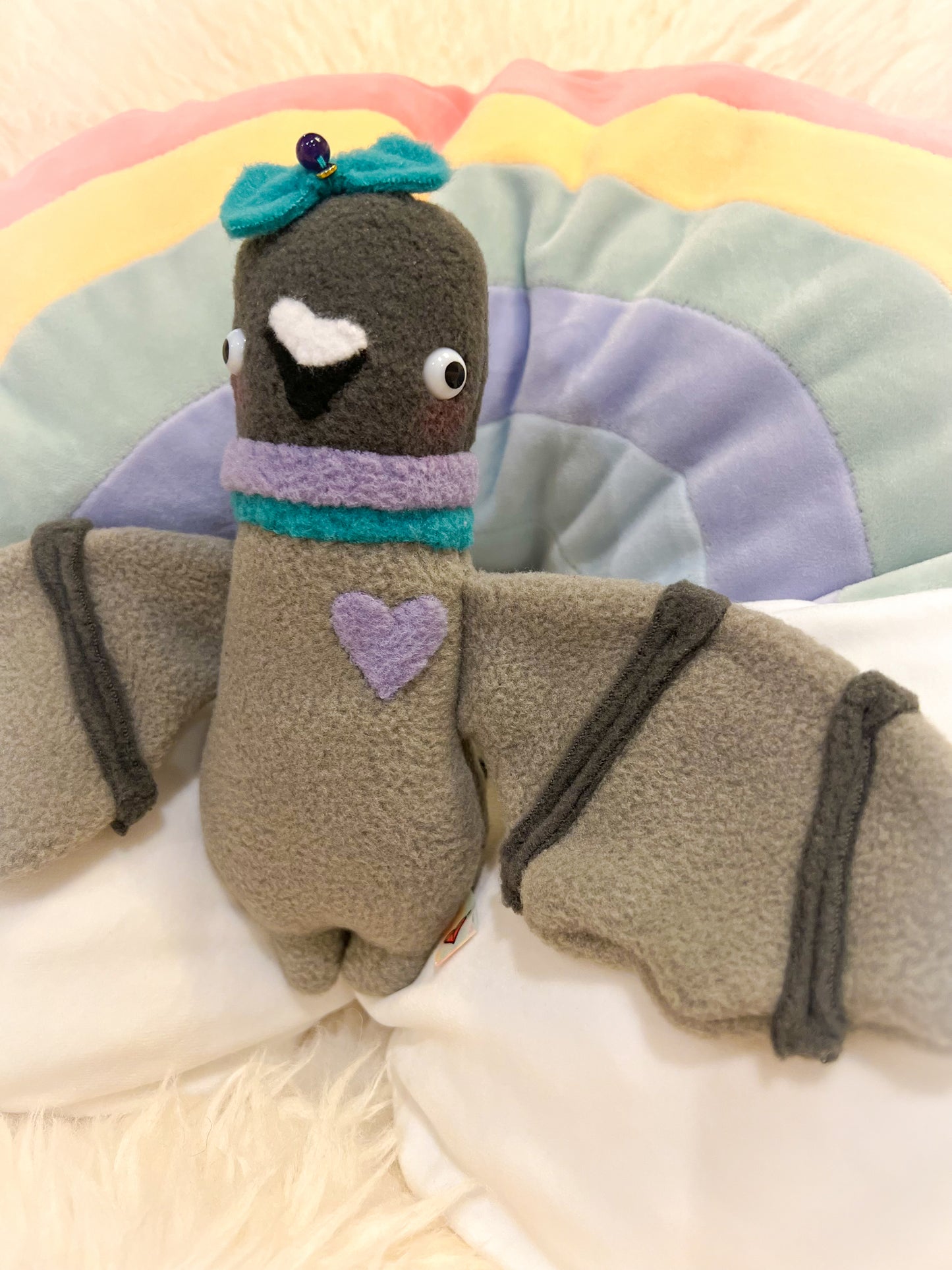 BeanTown Buddies® Cushati Weighted Pigeon Plushie